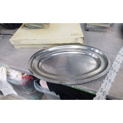 PLAT OVALE INOX X2