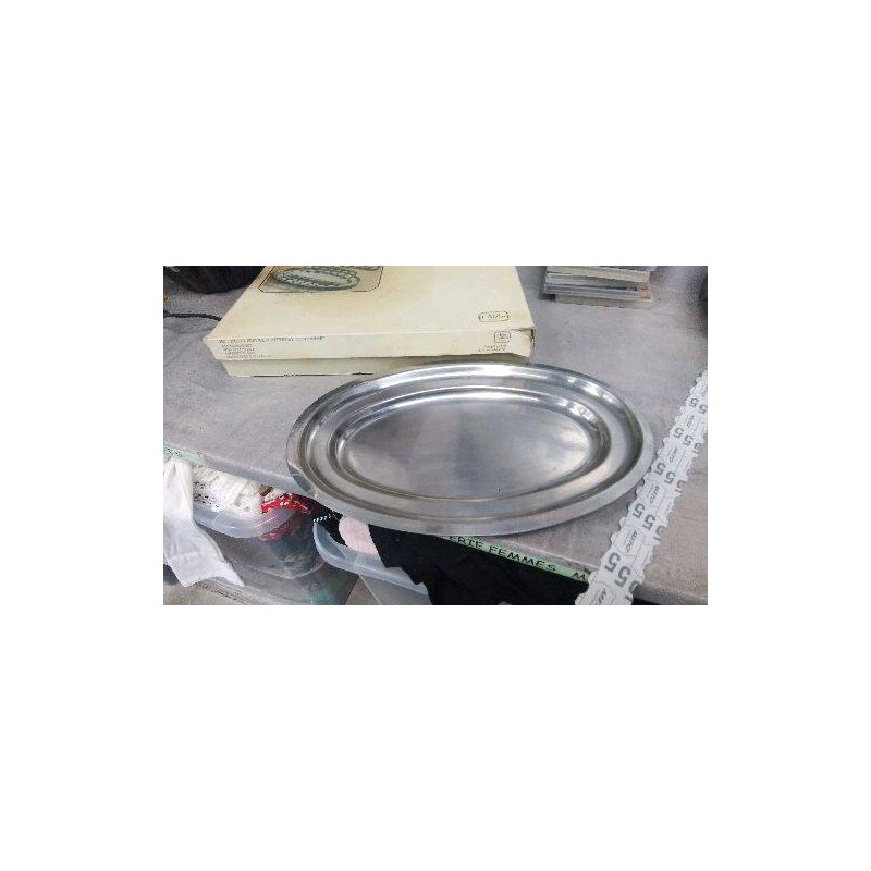 PLAT OVALE INOX X2