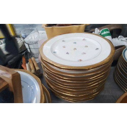 ASSIETTE LISERE DORE LE LOT