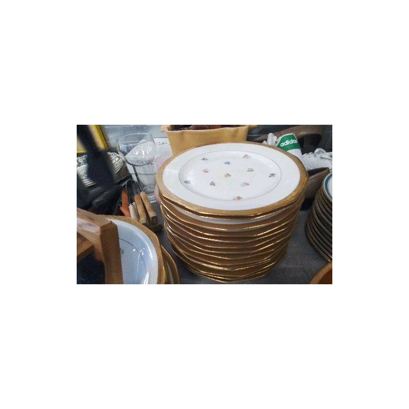 ASSIETTE LISERE DORE LE LOT