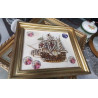 CADRE DECO BATEAU  STRASS 
