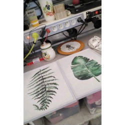 CADRE FEUILLES 
