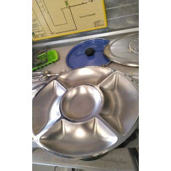 PLATEAU COMPARTIMENTS INOX...