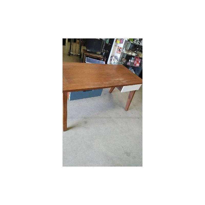 BUREAU 2 TIROIRS ( PLATEAU EN LETAT)