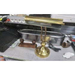 LAMPE DE BUREAU DOREE 