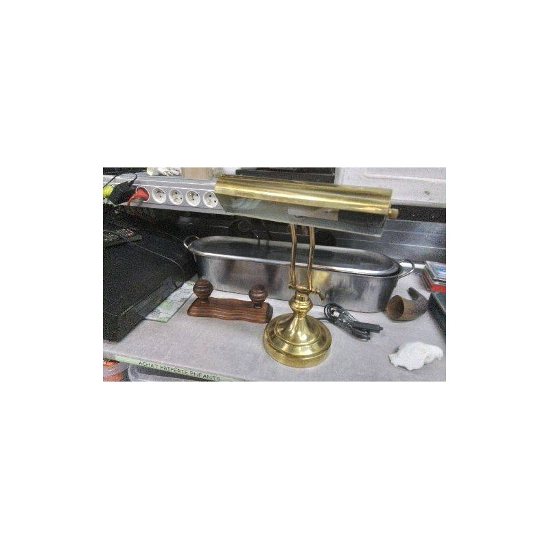 LAMPE DE BUREAU DOREE 