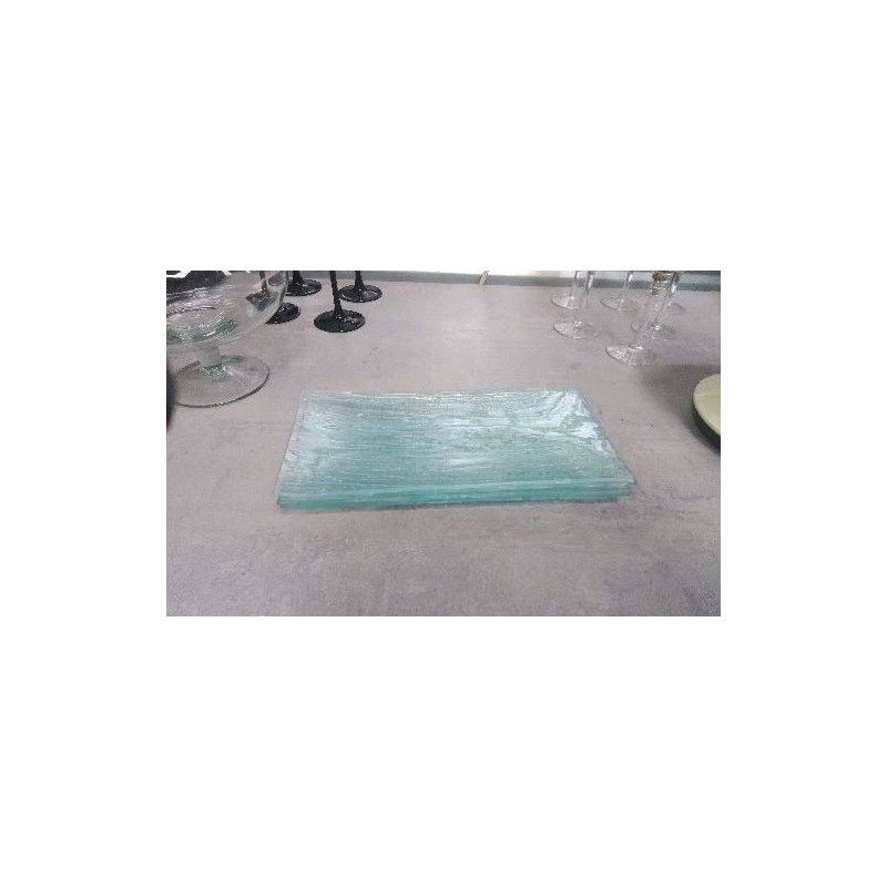 ASSIETTES RECT VERRE X4 