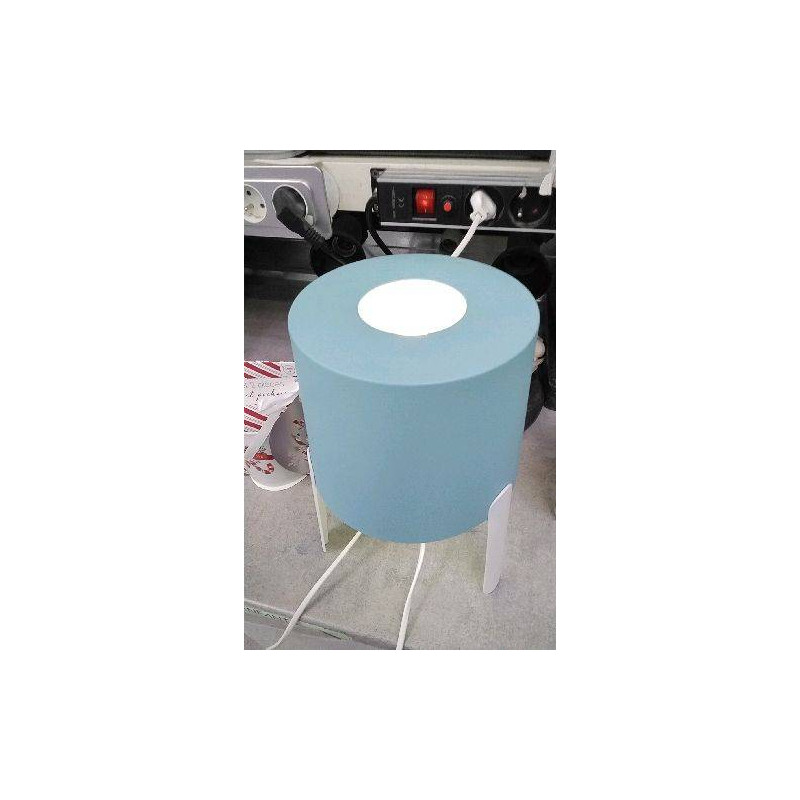 LAMPE PM BLEUE BLANCHE 