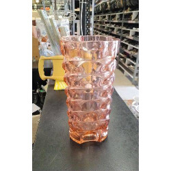 VASE VERRE ROSE