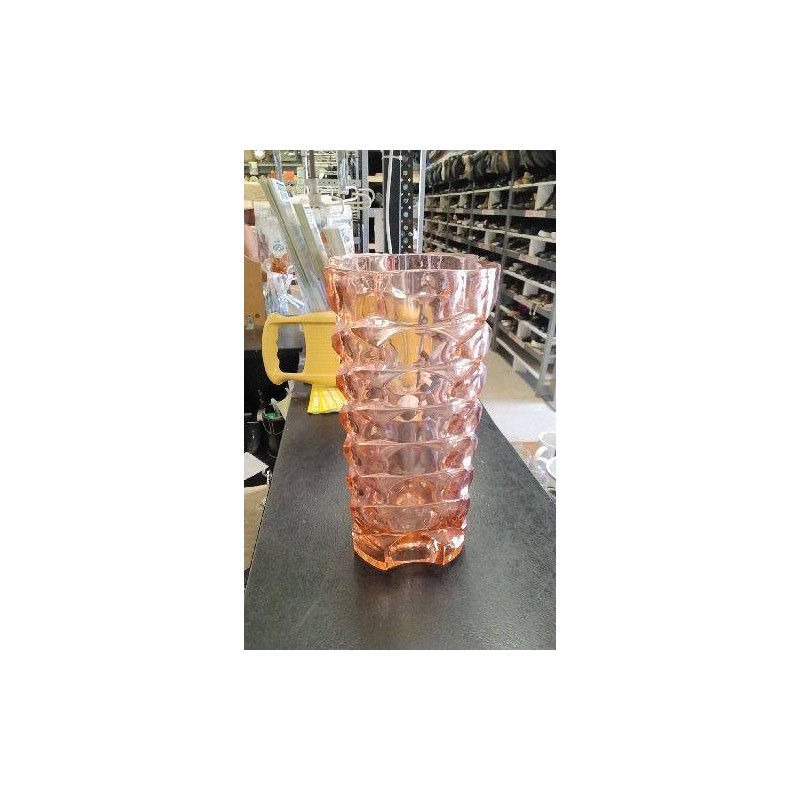 VASE VERRE ROSE