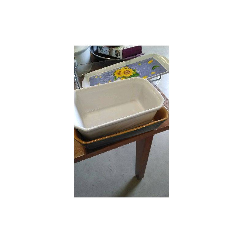 TERRINE RECT BLANCHE 