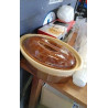 TERRINE MARRON AVEC COUVERCLE 