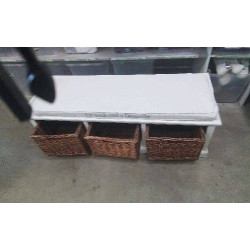 BANC 3PANIERS OSIER