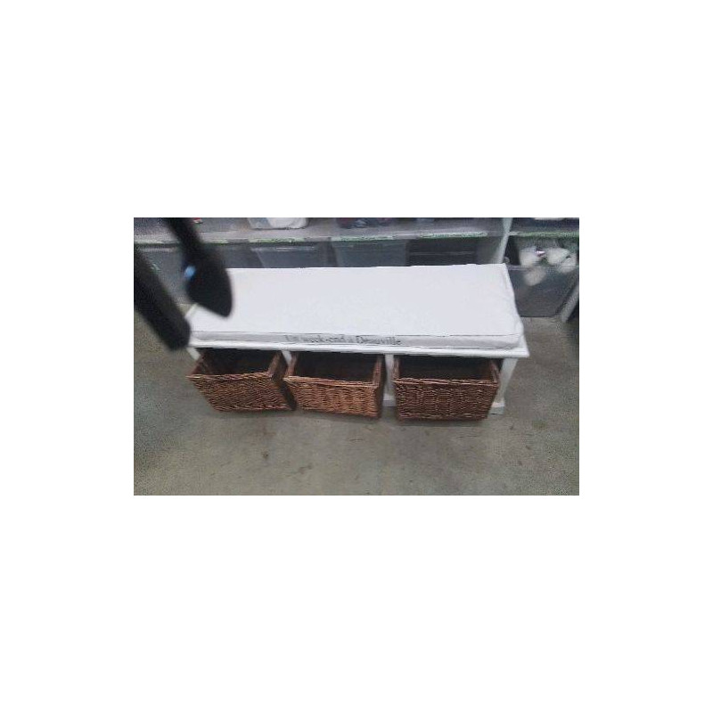 BANC 3PANIERS OSIER