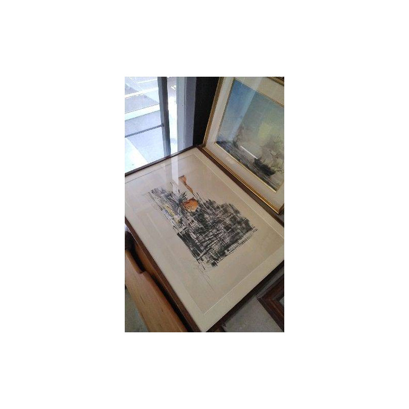 CADRE LITHO SOLEIL COUCHANT