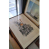 CADRE LITHO SOLEIL COUCHANT