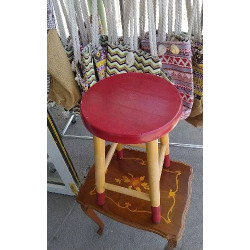 TABOURET BICOLORE