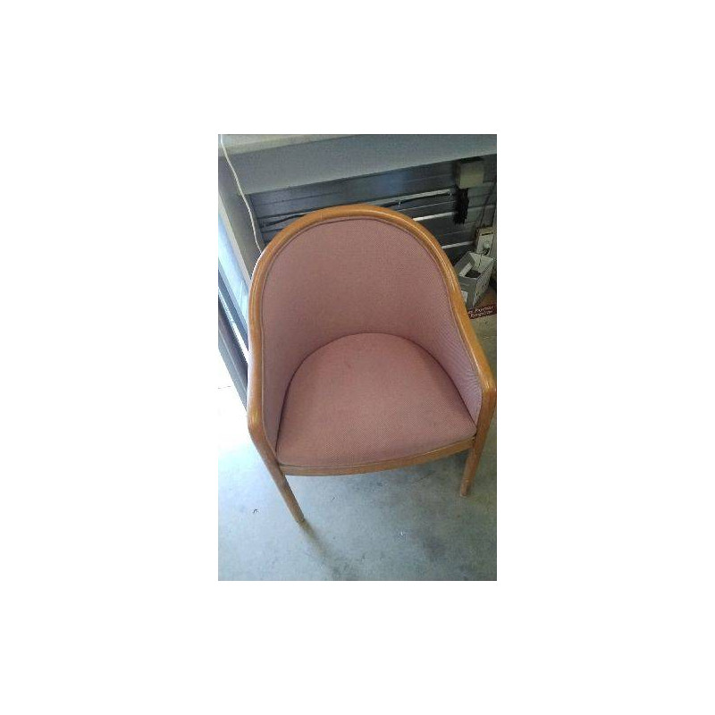 FAUTEUIL BOIS TISSU EN L’ETAT
