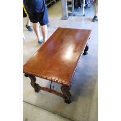 TABLE BASSE BOIS METAL 