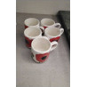 TASSES COQUELICOT X5 