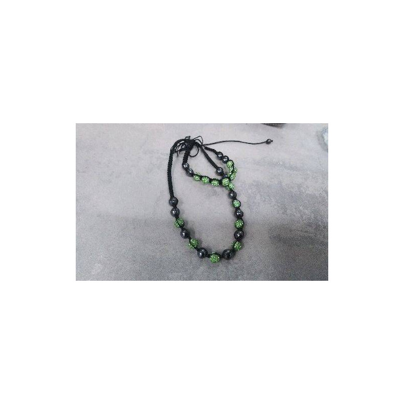PARURE NOIRE ET VERTE 