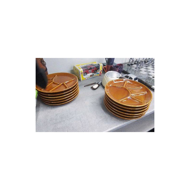 ASSIETTES A FONDUE ST AMAND X6 