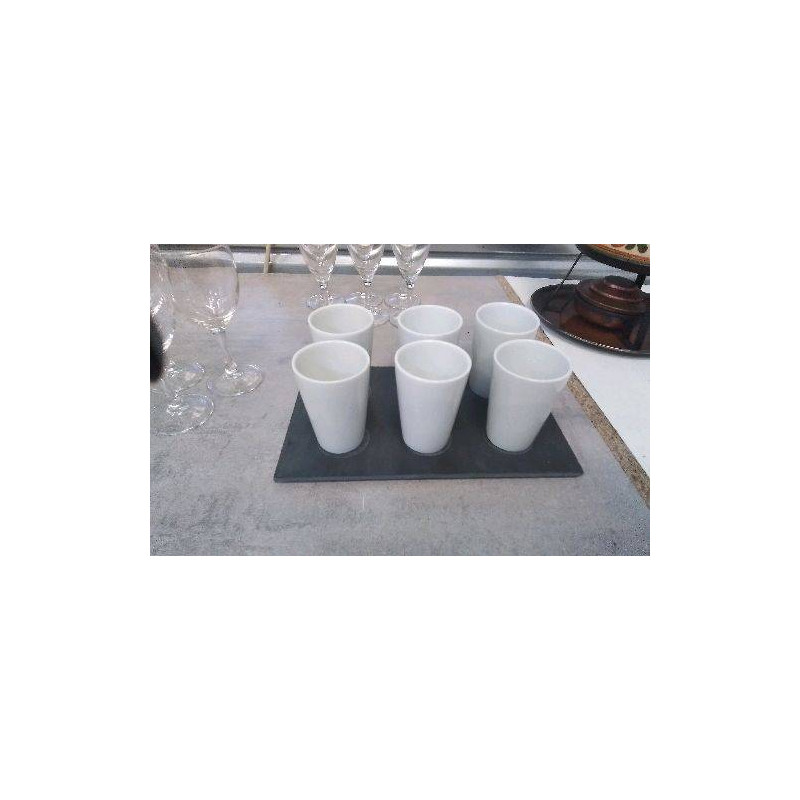 VERRINES X6 SUR ARDOISE 