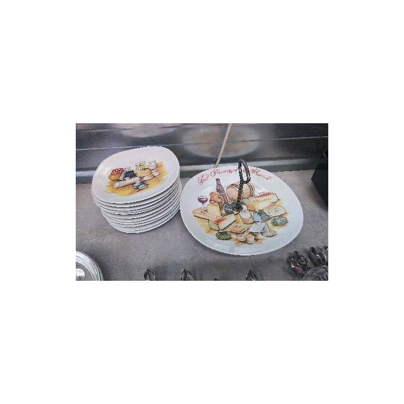SERVICE A FROMAGES PORCELAINE BERRY 