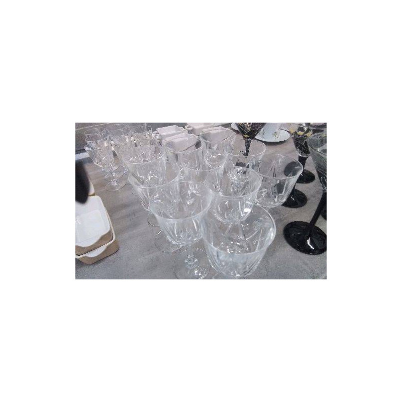 VERRE A PIED CRISTAL MM LE LOT