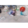 VERRE COULEUR DANS SUPPORT