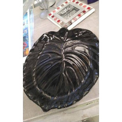 PLAT FEUILLES NOIR