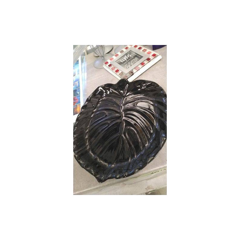 PLAT FEUILLES NOIR
