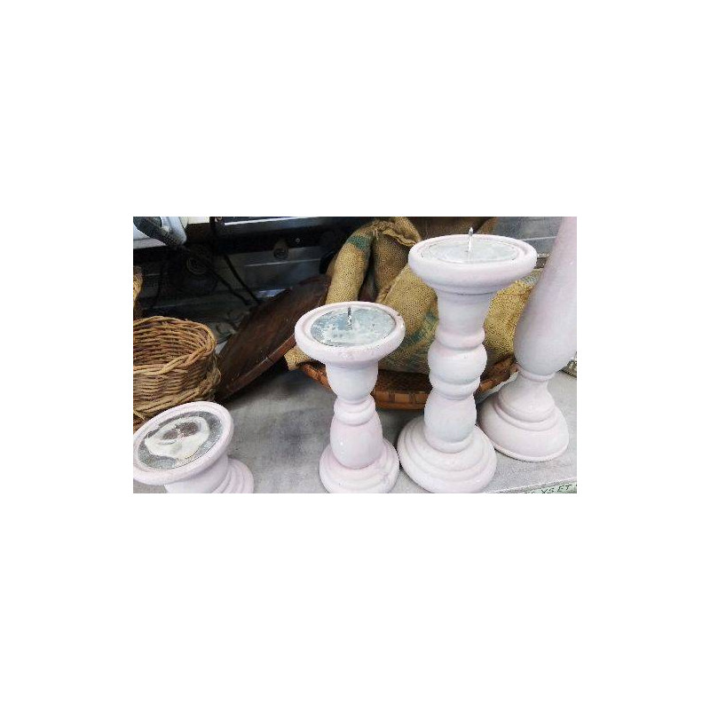 PORTE BOUGIE ROSE MM