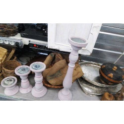 PORTE BOUGIE ROSE GM