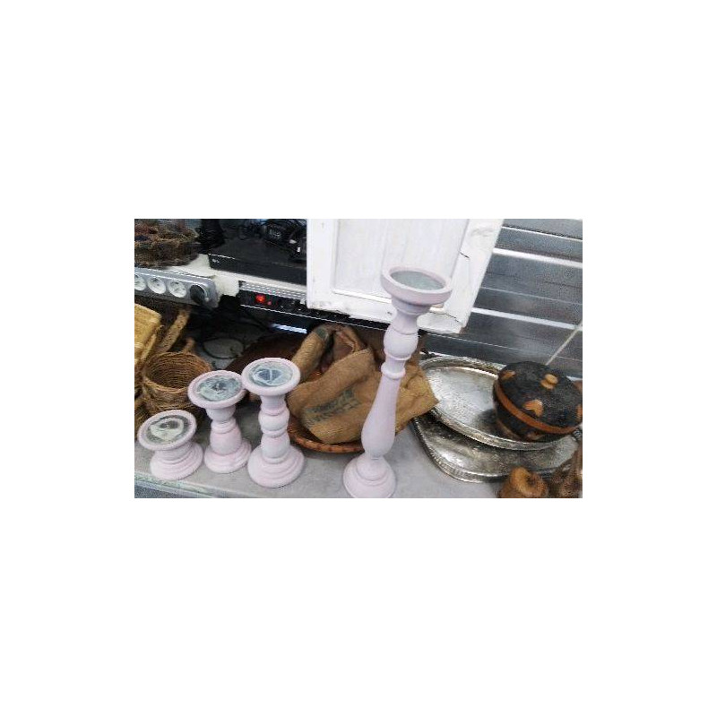 PORTE BOUGIE ROSE GM