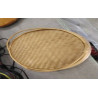 PLATEAU ROTIN BAMBOU GM