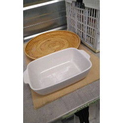 PLAT RECTANGLE BLANC 