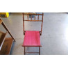 CHAISE PLIANTE BOIS TISSU