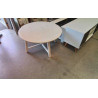 TABLE BASSE BLANCHE RONDE