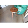 TABOURET BOIS TRIPODE 