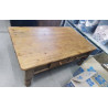 TABLE BASSE PIN 2 TIROIRS 