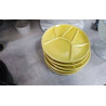 ASSIETTES JAUNE FONDUE LE LOT