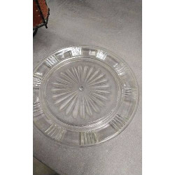PLAT ROND VERRE 