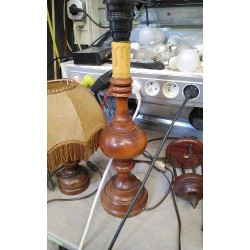 PIED DE LAMPE BOIS 