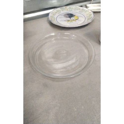 PLAT ROND VERRE 