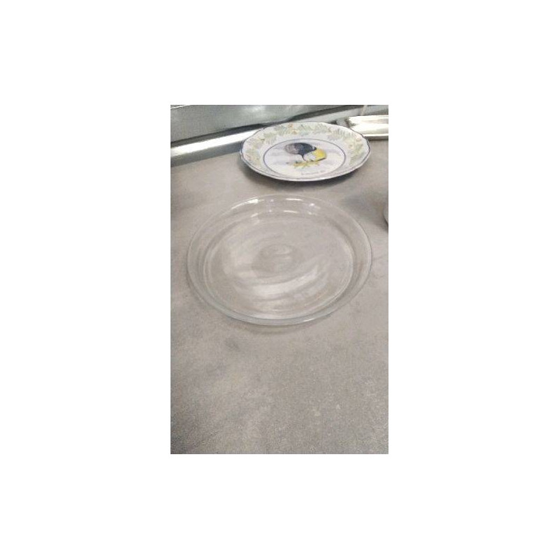 PLAT ROND VERRE 