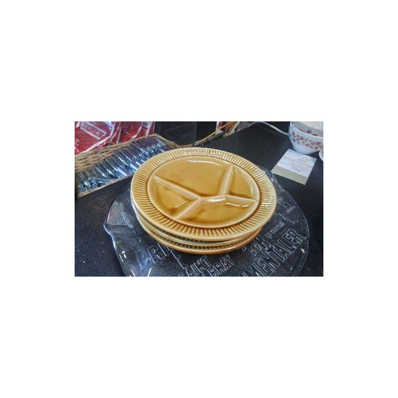 ASSIETTES A FONDUE X3 