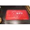 PLATEAU RECT ROUGE PM 