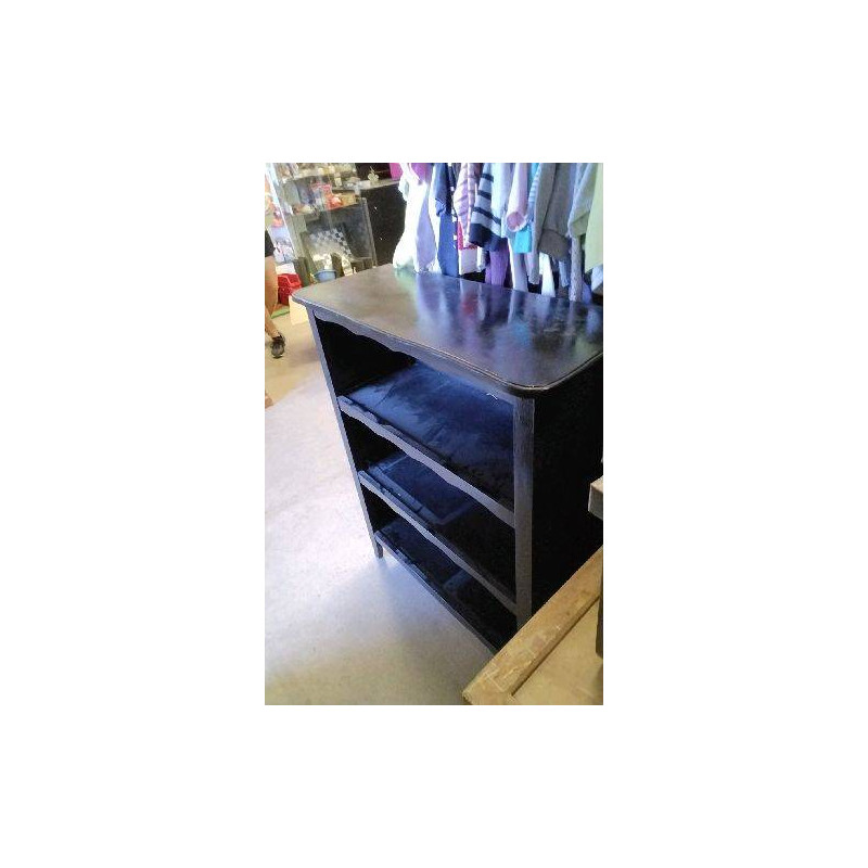 MEUBLE ETAGERE NOIRE