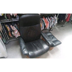 FAUTEUIL RELAX NOIR +...
